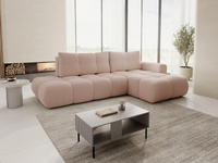 Modern L-form Ecke links oder rechts MOSSA ROSA