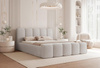 Bubble Design Gepolstertes Bett 120x200 Grau Chenille HERME