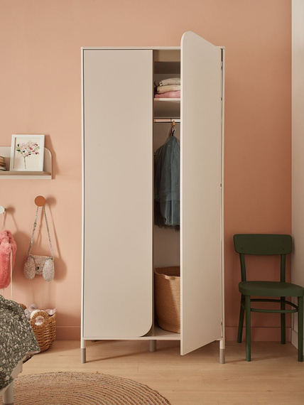 Kleiderschrank JUNA Kaschmir/Trüffel