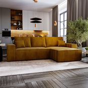 Ecksofa L-form MALAG Gelb