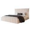 Elegant Designerbett mit Bettkasten Creme 140x200 GINNY