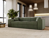 Schlafsofa mit Schlaffunktio SANTO olivgrün