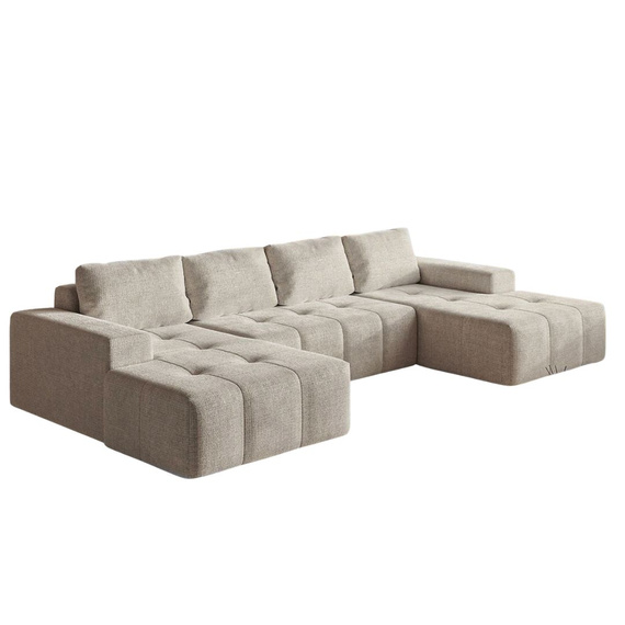 Ecksofa U form Beige