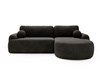 Ecksofa boucle L-Form OLIO Anthrazit