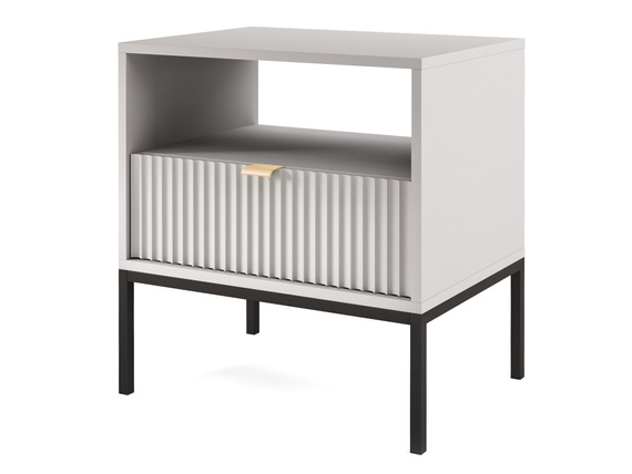 Nachttisch mit Schublade 54 cm schwarz NOVA