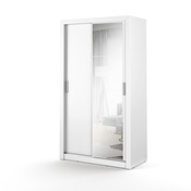 Schwebetürenschrank mit Spiegel ARTI 06  Weiß