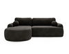 Ecksofa boucle L-Form OLIO Anthrazit