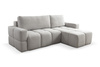 Modern Ecksofa L-Form Grau 