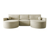 Stilvolles Ecksofa U Form OLIO Creme
