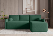 Eckcouch mit Schlaffunktion MODERNA Grün