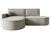 Designer Ecksofa L Grau MORENO