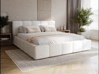 Polsterbett Modern LARAS 180x200 Creme
