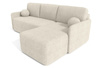Ecksofa mit Schlaffunktion MODERNA Creme