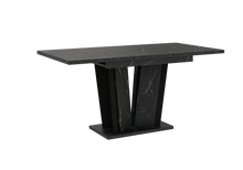 Esstisch Ausziehbar ANDZIAS Schwarz Marble