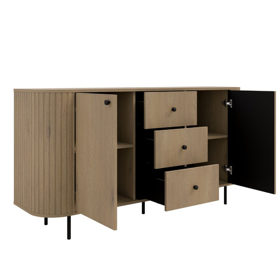 Kommode mit Schubladen eiche cremona ZANTO