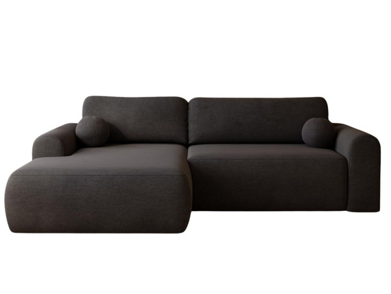 Design Ecksofa in modernem stil velvet graphit links AURA