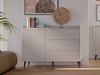 Elegante Kommode auf Füßen MODE Kaschmir