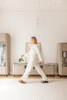 Kommode mit 4 Türen Ideal für ein modernes Interieur Weiß STYLS