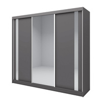 Schwebetürenschrank SANDY mit Spiegel und 3-türig Schrank