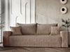 Modern cordstoff Schlafsofa beige CORDI