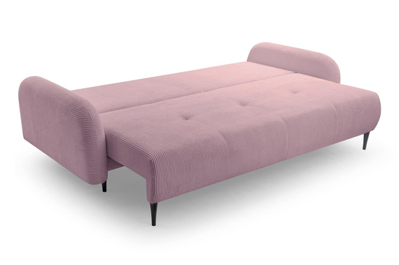 Sofa cord mit Bettkasten CLOUD Rosa