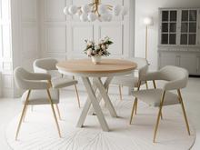 Kompakter Esstisch LOFTO Eiche craft