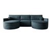 Designer Ecksofa U Form OLIO Blau