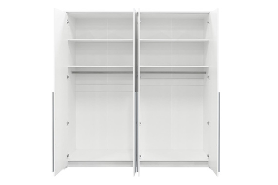 Drehtürenschrank Weiß GOLDAS