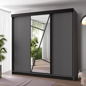 Garderobenschrank mit Schiebetüren TORETO GRAPHIT