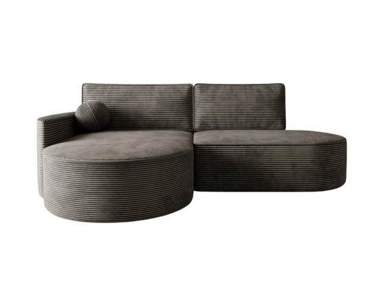 Designer Couch L Graphit MORENO