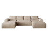 Modern Ecksofa U-form 360cm Breite Beige