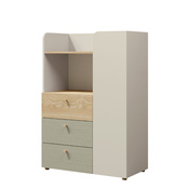 Hochkommode Kaschmir/grün SKY