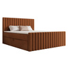 Boxspringbett modern Kupfer 160x200 MIAMI II