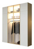 Moderner Kleiderschrank mit Glasfront Kaschmir STELLS