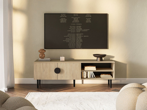 Japandi TV-Schrank 137 cm eiche cremona OSSI