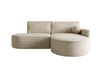  Ecksofa L Perfekte Wahl für moderne Interiors Creme MORENO