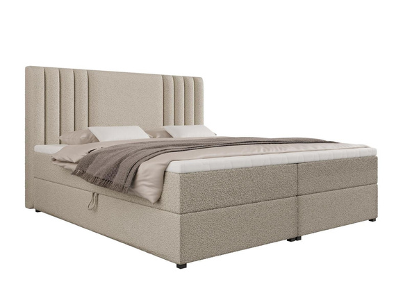 Beige Elegant Kontinentalbett 200x200 SARA