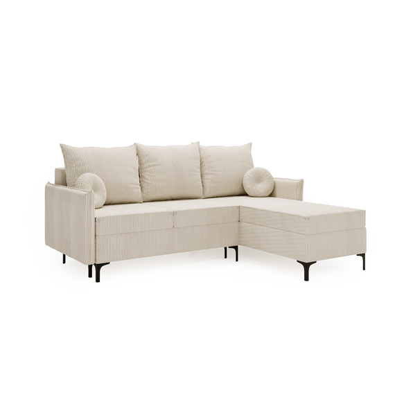 Ecksofa mit Schlaffunktion LEO Breite: 213 cm Graphit