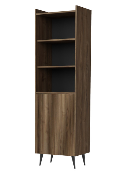 Elegantes Regal auf Füßen MODE Nussbaum