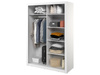 Schwebetürenschrank mit Spiegel ARTI Weiß