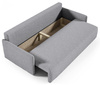 Modern schlafsofa mit Bettkasten STYLO Grau