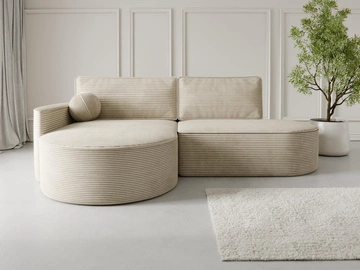 Ottomane Links \ cord \ Creme