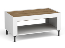 Couchtisch mit Ablagefach Weiß TRENDS