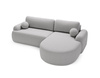 Modernes Ecksofa L Form OLIO Grau
