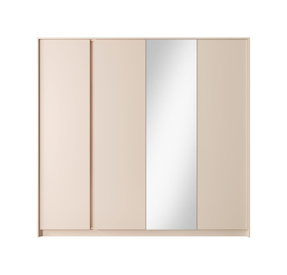 Kleiderschrank Geräumiger für Schlafzimmer NINA Beige