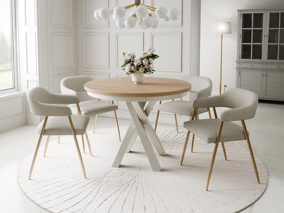 Kompakter Esstisch LOFTO Eiche craft