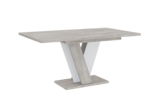 Esstisch Küchentisch MANO Beton+Weiß