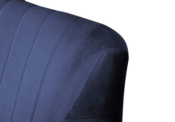 Sofa mit hohen Beinen TULIO BLAU