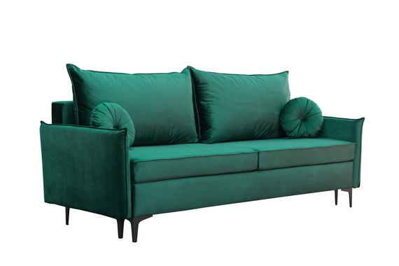 Schlafsofa mit Bettkasten LEO Graphit