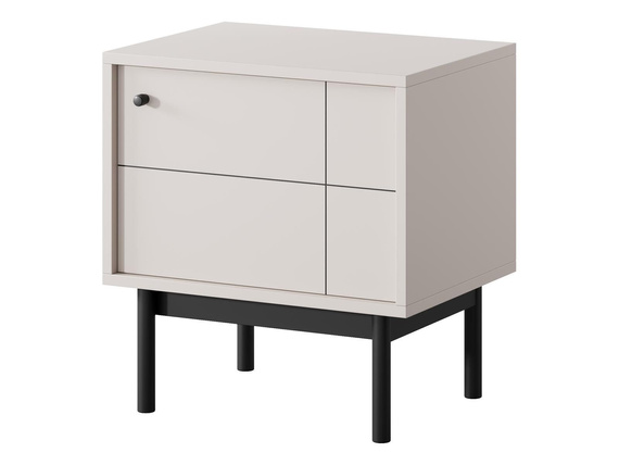 Modern Nachtschrank mit Schublade Kaschmir LONDON